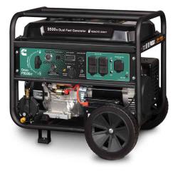 Cummins Onan 9500 Watt Dual Fuel Electric Start Portable Generator | P9500df